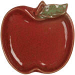 Clayre & Eef Platou ceramica verde rosie Mar 13x13x2 cm (6CE2153) Tava