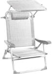 Brunner Makai strandszék napellenzővel szín világosszürke
