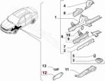 FIAT eredeti Váznyúlvány metrevítés bal