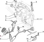 FIAT eredeti Kuplungpedál