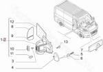 FIAT eredeti Visszapillantó tükör bal (jobbkormányos) CITROËN JUMPER III (06-) (735424441)