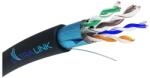 Extralink CAT5E FTP (F/UTP) V2 OUTDOOR TWISTED PAIR 305M - Kabel - Netzwerk hálózati kábel Fekete F/UTP (FTP)