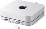 Satechi USB-C aluminium állvány és Hub Mac Mini-hez ezüst színű (ST-ABHFS) (Satechi ST-ABHFS) (Satechi ST-ABHFS)
