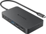 HYPER Targus HyperDrive Next Dual Vezetékes USB C-típus Szürke (HD7002GL) (HD7002GL)
