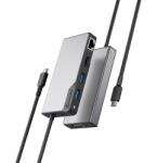 ALOGIC UCFUPRGVV2-SGR dokkoló állomás és port replikátor USB 3.2 Gen 1 (3.1 Gen 1) Type-C Fekete, Szürke (UCFUPRGVV2-SGR) (UCFUPRGVV2-SGR)