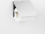 Brabantia ReNew fali kistekercses WC-papír tartó fedővel, r. m. acél, selyem - 385322 (385322) (385322)