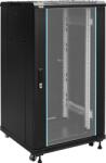 Pulsar RS2266 19" 22U 600x600 álló rack szekrény; lapra szerelt; fekete (RS2266) - digipont