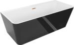 Mexen Volta 170x75 xm negru/alb/periat cupru (51131707575-65)
