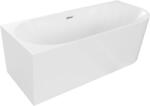 Mexen Mia 180x80 cm stânga alb/crom (52691808000L-01)