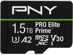 PNY microSDXC PRO Elite Prime 1.5TB UHS-I/U3/V30/A2 (P-SDU1T5V32200PEP-GE)