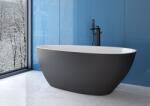 Besco Goya 170x72 cm matt negru/alb (WMMC-170GKB)
