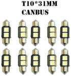 Autolife 10db/csomag CANBUS 3SMD LED LA513C-31CS Szofita hűtőbordas (T1031HUTO)
