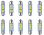 Autolife 10db/csomag CANBUS 3SMD LED SMD-CD39mm-3SMD Szofita (T1039CAN)