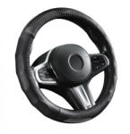 Autolife Bőrhatású Kormányvédő 38cm / kék betétes "D" típusú 00849 (00849)