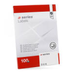 A-Series Etikett címke, 70x41mm, 100 lap, 21 címke/lap (AS0605/65056) (AS0605/65056) - aqua