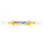 edding Akril marker 2-3mm, és 5-10mm, 3D kétvégű 5400 citromsárga (7580247008) (7580247008)