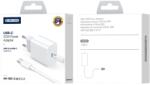 Jellico fali töltő AK180 PD 20W 1xUSB-C + kábel USB-C - USB-C Fehér