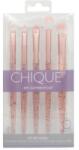 Royal & Langnickel CHIQUE 5 PC Chique Eye Set Pink Glitter - Smink ecset készlet rózsaszín csillámokkal 5 db (90672382894)