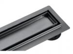 Roltechnik Burkolható rozsdamentes Szálcsiszolt Gunmetal Rozsdamentes zuhanyfolyóka (RRF-GM-800)