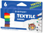 Centropen Set 6 x Markere pentru textile 2739 CENTROPEN CE273906 (CE273906)