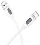 BOROFONE Cablu alimentare si date Borofone BX114, Fast Charging, USB la USB Type-C 3A, 1m, Alb