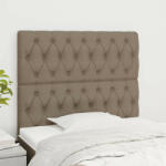 vidaXL 2 db tópszínű szövet fejtámla 90x7x78/88 cm (VD3116654)