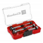 Einhell Set freze Forstner 5 piese, otel C65, tija E 6.3, cutie de depozitare (13177865) - vexio