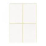  Etikett címke, 45x70mm, 15 lap, 4 címke/lap (ISCIN4575) (ISCIN4575)
