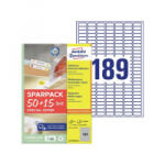 AVERY Etikett címke, 25, 4x10mm, univerzális, 65 lap, 189 címke/lap , fehér (L4731REV-65) (L4731REV-65)