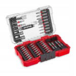 Einhell Set 42 biti 25 mm, biti 50 mm, suport magnetic, cheie tubulara, suport pentru biti cu schimbare rapida, cutie depozitare (13442731) - 24mag
