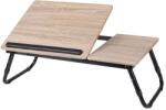 DOCHTMANN Stolek pod notebook moderní 58 × 38 × 21 cm, dřevo s kovem (555048)