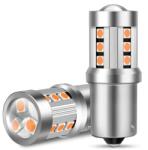 SEFIS M-Style LED izzó PY21W BAU15S 15SMD 3, 5W narancs színben (5138-MS-048441)