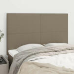 vidaXL 4 db tópszínű szövet fejtámla 72 x 5 x 78/88 cm (VD3116054)