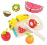 Tooky Toy Tooky Toy: Комплект дървени играчки за рязане на плодове (TK111)