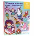 Tooky toy Tookyland: Set creativ pentru pictură pe sticlă - Prințese (LT123A)