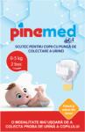 PineMed Scutec pentru bebelusi cu punga pentru colectarea urinei 0-5 kg S, 2 bucati, PineMed