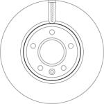 TRW Disc frana fata- PS TRW DF7923