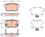 TRW Set placute frana spate TRW GDB3516