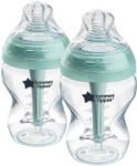 Tommee Tippee Комплект самостерилизиращи се бебешки шишета Tommee Tippee - Advanced Anti Colic, 260 ml, 2 броя (TT.0024)