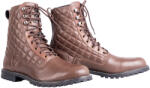 W-TEC Női motoros csizma W-TEC Leocia Brown sarok- és orrvédelem, csúszásgátló talp, fűzős rögzítés barna 40 (28570-40)