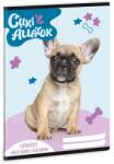 Ars Una Ars Una: Cuki állatok - Francia bulldog leckefüzet 38 lapos A/5 (50844265) - innotechshop