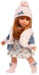 Llorens Llorens: Nicole 35cm-es vörös hajú baba rózsaszín mellényben (53555L) - innotechshop