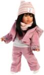 Llorens Llorens: Divat ikon 40cm-es Gréta baba rózsaszín kabátban (54051) - innotechshop