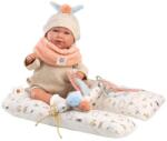 Llorens Llorens: Mimi 42cm-es síró baba füles sapkában párnával (74128) - innotechshop