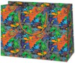 Cardex Gördeszkázó T-Rex közepes méretű ajándéktáska 18x10x23cm (49005) - innotechshop