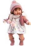Llorens Llorens: Lola 38cm-es síró baba cumival kötött sapkában (38574) - innotechshop