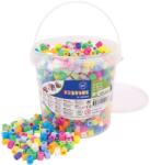 Playbox PlayBox: 9mm-es XL MAXI pasztell és neon színű vasalható gyöngyök vödörben 1400db-os csomag (2456375) - innotechshop