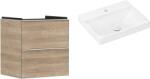 Hansgrohe Készlet szekrény Hansgrohe Xelu Q 54025700, mosdótál Hansgrohe Xelu Q 61016450