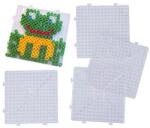 Playbox Playbox: XL vasalható gyöngy alaplap készlet - 5 darab, négyzet alakú, összekapcsolható (2456262) - innotechshop