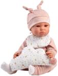 Llorens Llorens: Luna 45cm-es síró baba pöttyös párnával (74508) - innotechshop